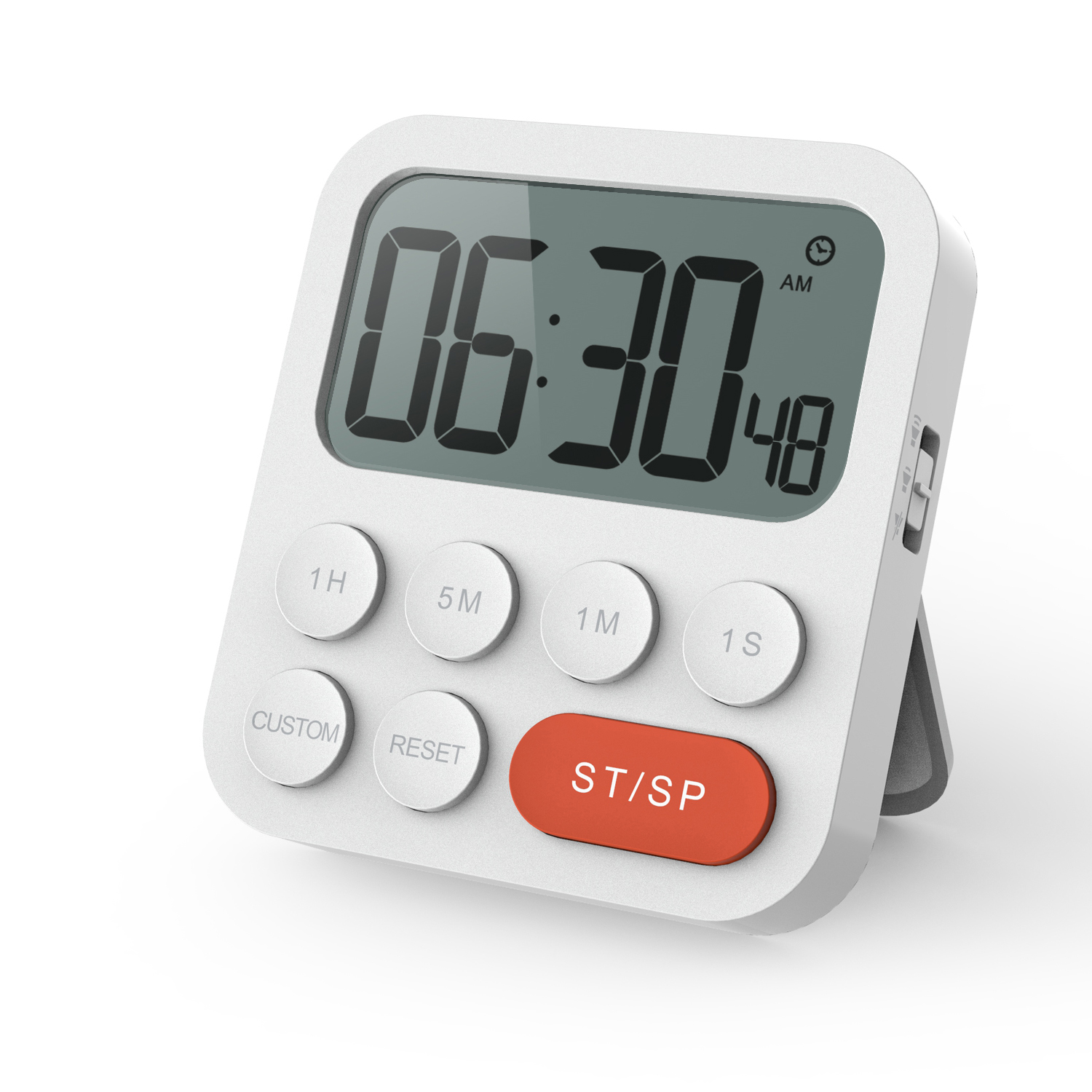 Digital Timer and Clock,Small Battery Electronic Traveling Timer